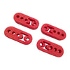 Universal Polyurethane Muffler Exhaust Hanger Hangers 4PCS Red