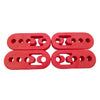 Universal Polyurethane Muffler Exhaust Hanger Hangers 4PCS Red