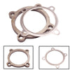 Mild Steel Turbo Exhaust Downpipe Flange & Gasket fit for Garrett T3 T4 GT30