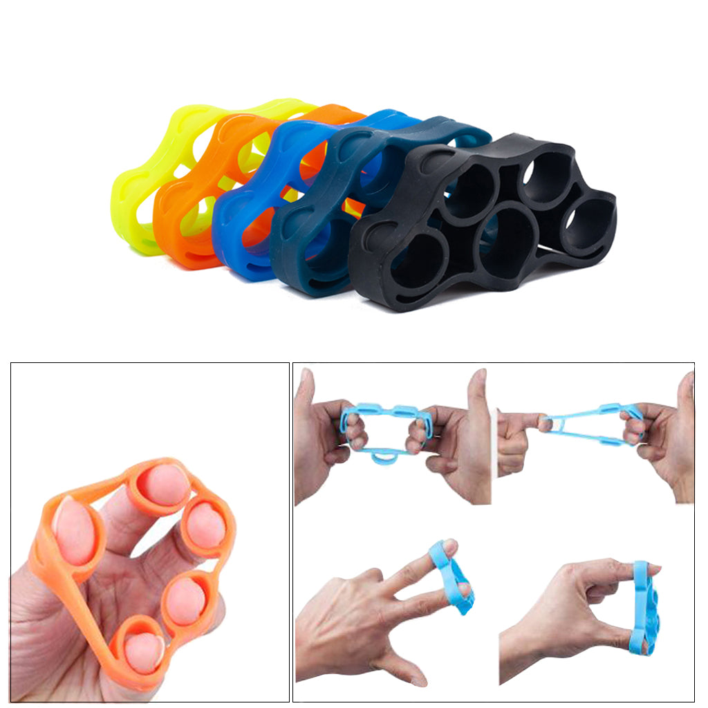 Silicone Finger Gripper Strength Trainer Resistance Band