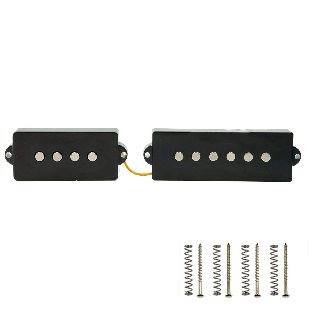 2pcs Bridge & Neck Sealed Humbucker Pickup for 5 String Electric Bass Guitar