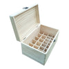 28 Slots Essential Oil Storage Box Wooden Case Organizer Container 30ml+10ml