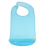 Meals Clothing Protector Bibs Disability Aid Apron with PE Pocket Blue 02