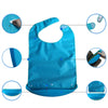 Load image into Gallery viewer, Meals Clothing Protector Bibs Disability Aid Apron with PE Pocket Blue 01