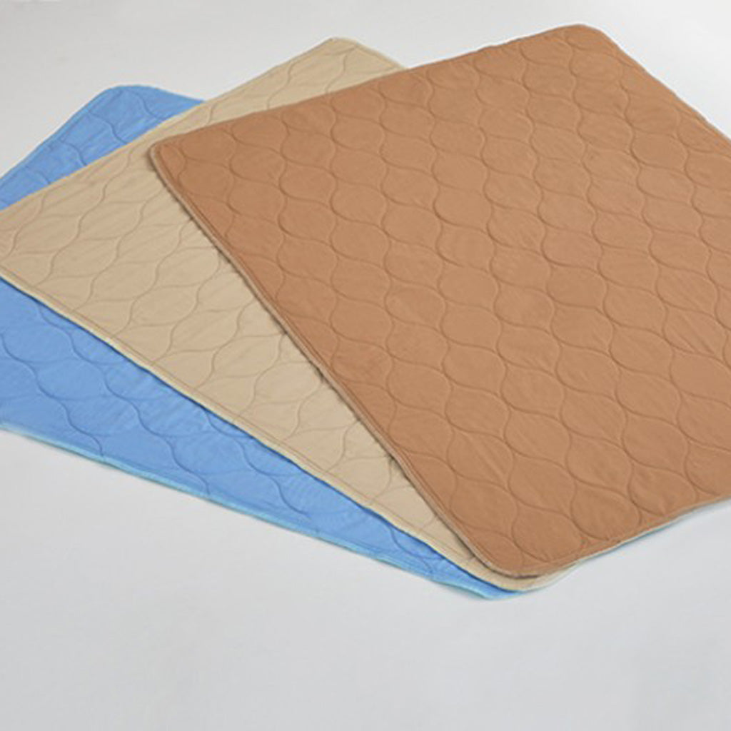 Soft 4-Layer Waterproof Incontinence Bed Underpads 70 x 80 cm Blue