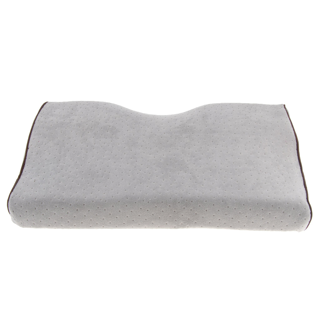 Memory Foam Sleeping Pillow Cushion for Neck Shoulder Back Pain Gray