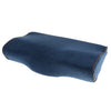 Memory Foam Sleeping Pillow Cushion for Neck Shoulder Back Pain Dark Blue