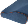 Memory Foam Sleeping Pillow Cushion for Neck Shoulder Back Pain Dark Blue