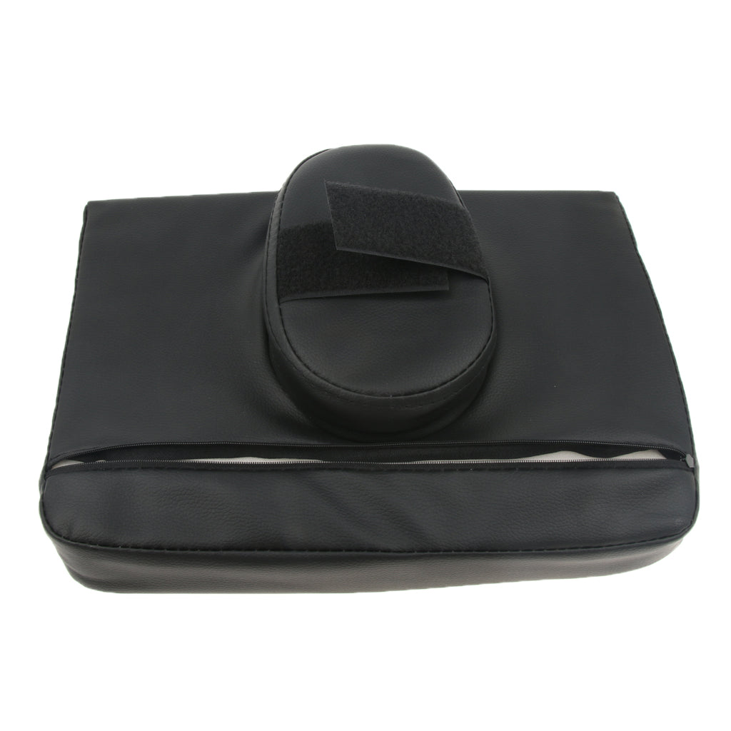 Square Massage Table Pillow Face Down Cradle Neck Support Cushion Black