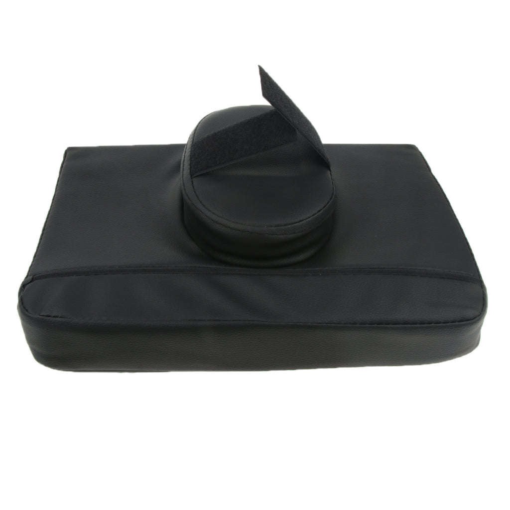 Square Massage Table Pillow Face Down Cradle Neck Support Cushion Black