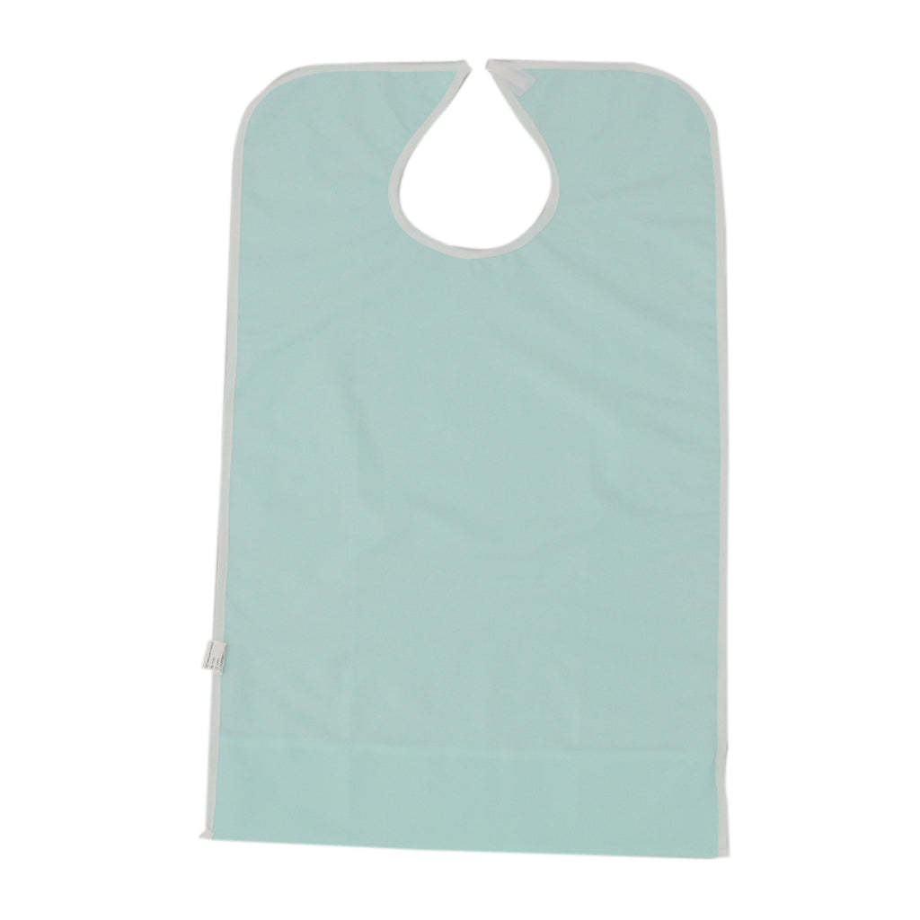 Elder Adult Disability Bib Mealtime Cloth Protector Apron Waterproof Green S