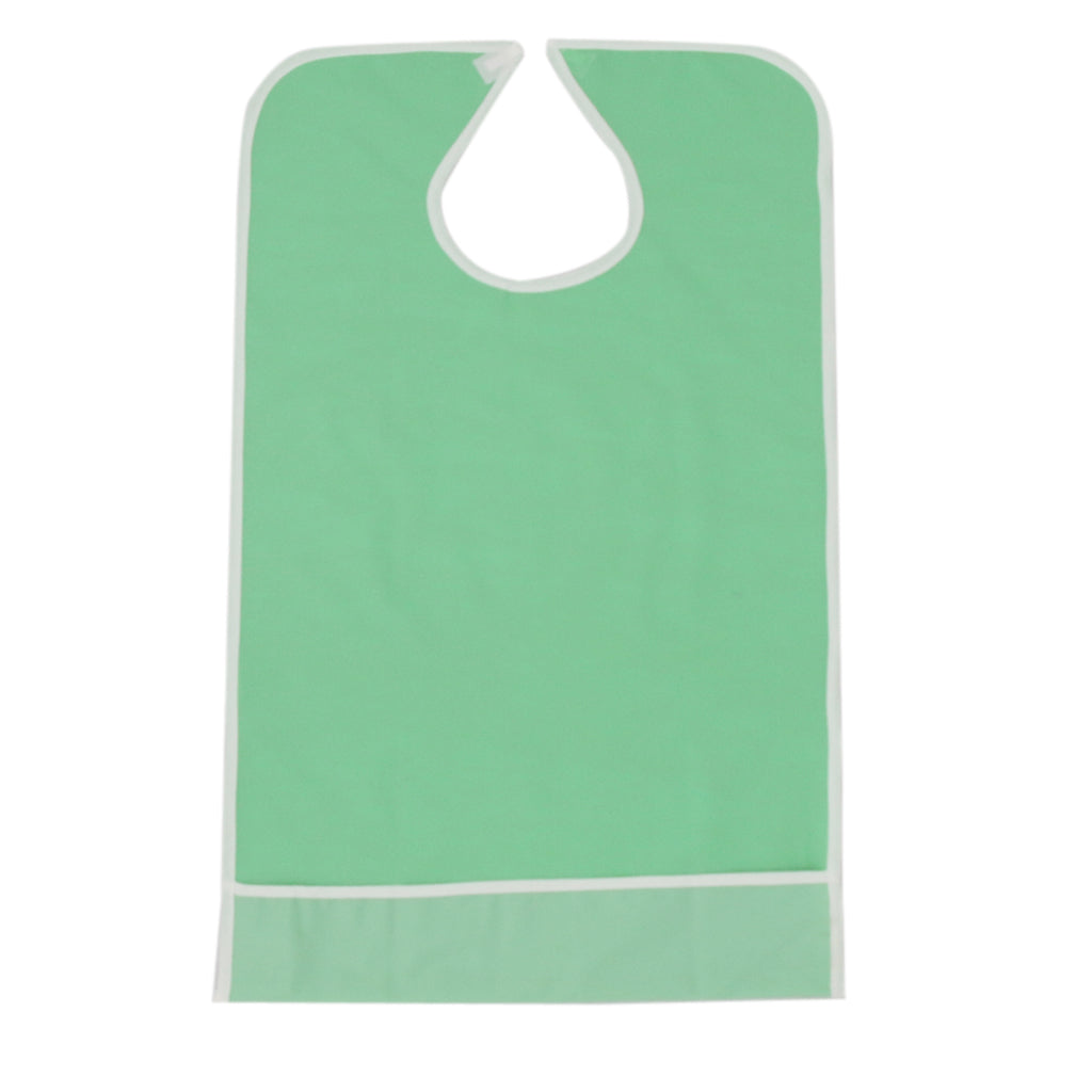 New Adult Disability Bib Mealtime Cloth Protector Apron Waterproof A 45 x 65cm