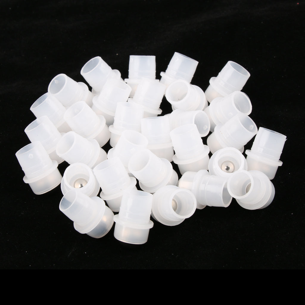 30 Pieces Stainless Steel Roller Ball Tops For Essential Oils Bottles 11mm