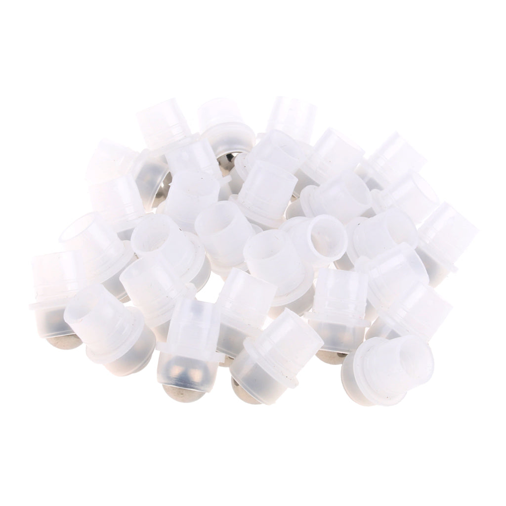 30 Pieces Stainless Steel Roller Ball Tops For Essential Oils Bottles 11mm