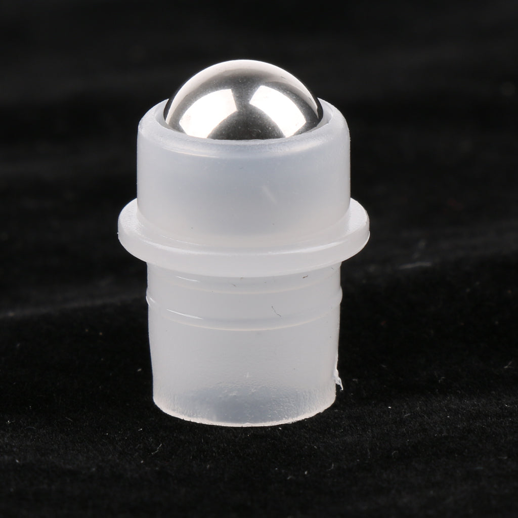 30 Pieces Stainless Steel Roller Ball Tops For Essential Oils Bottles 11mm