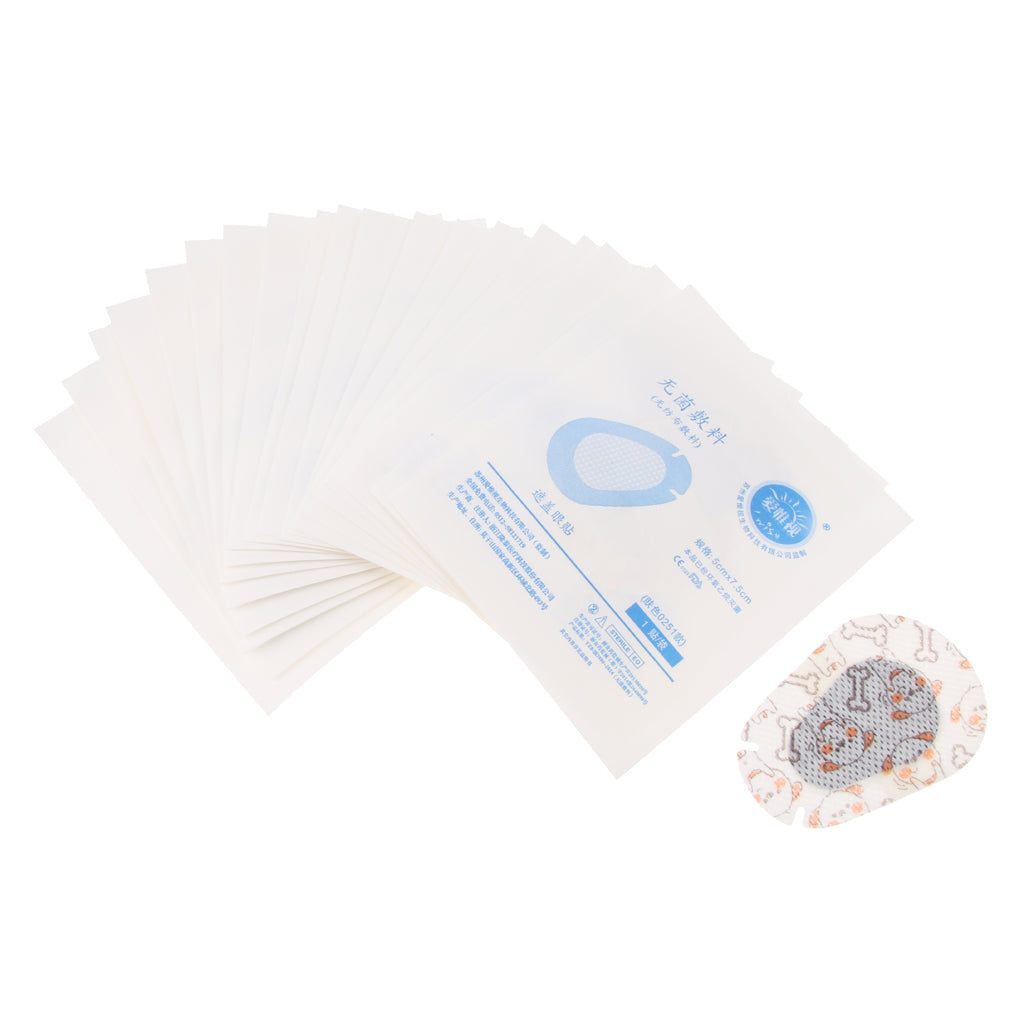 20 Pieces Disposable Adhesive Bandages Eye Patches for Kids with Lazy Eye 01