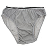 5 Pieces Adults Disposable Briefs Travel Men One Time Underwear XXL Gray