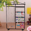 Metal Jewelry Stand Display Bracelets Earrings Holder Organizer Rack Black