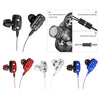 Single Speaker 1.2M Wired 3.5MM Earphone Earbuds HiFi Stereo Headset Black