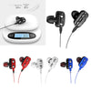 Single Speaker 1.2M Wired 3.5MM Earphone Earbuds HiFi Stereo Headset Black