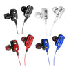 Single Speaker 1.2M Wired 3.5MM Earphone Earbuds HiFi Stereo Headset Black