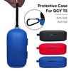 Silicone Case For QCY T5 Wireless Headset Protective Sleeve Cover Blue