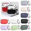 Silicone Protective Case Cover For AirPods Pro Earphone White