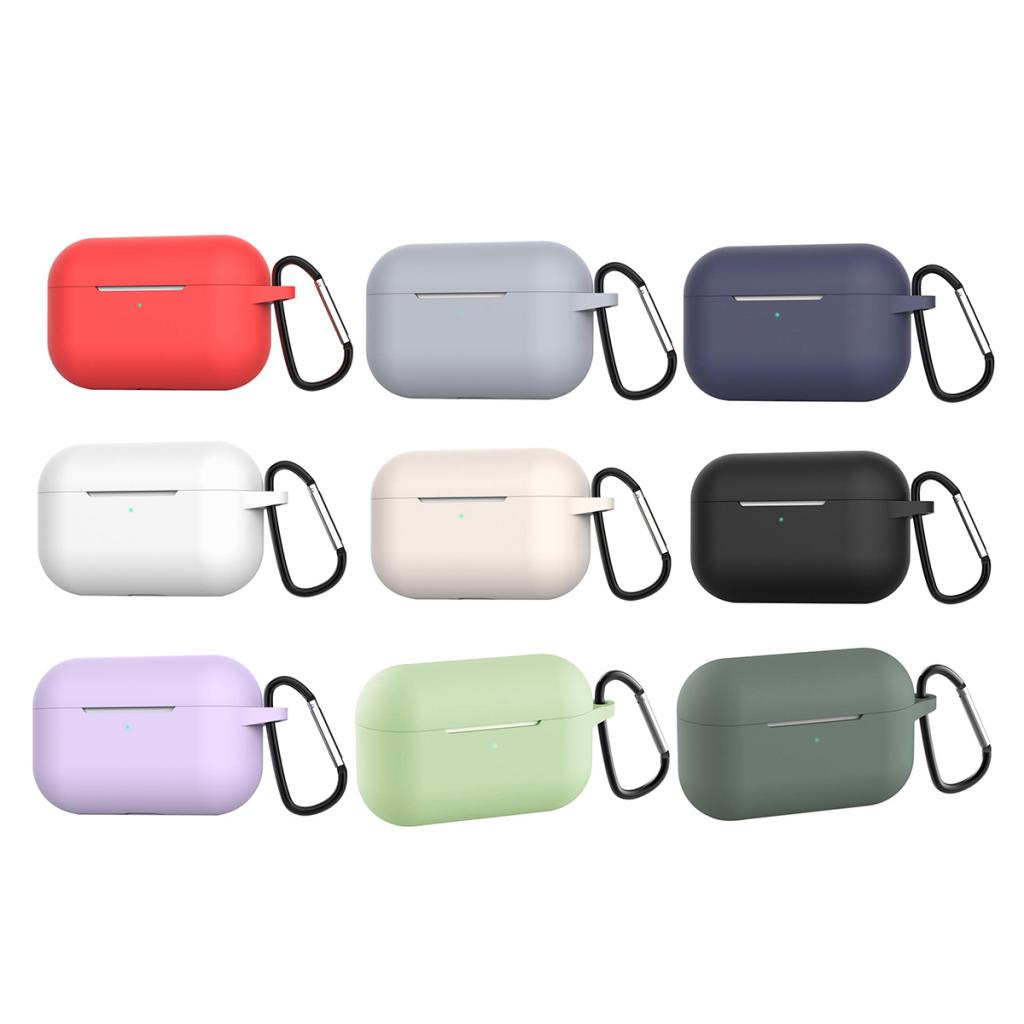 Silicone Protective Case Cover For AirPods Pro Earphone White