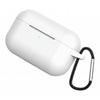 Silicone Protective Case Cover For AirPods Pro Earphone White