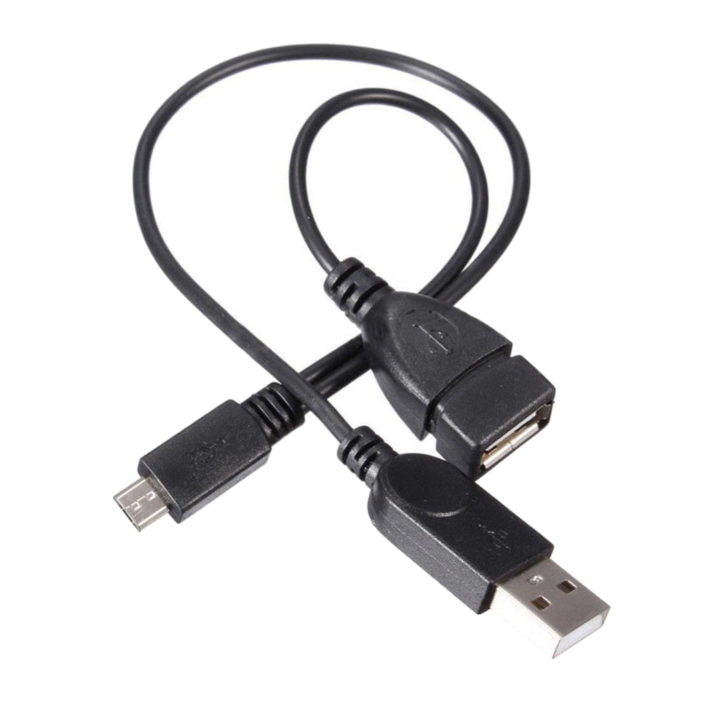 USB Power Y Splitter Micro USB Male to USB Male Female Adapter Cable Cord