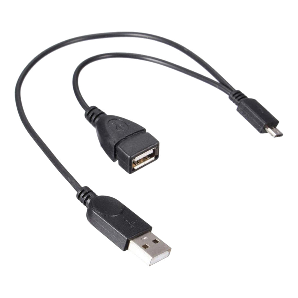 USB Power Y Splitter Micro USB Male to USB Male Female Adapter Cable Cord