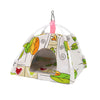 Pet Hamster Guinea Pig Tent Teepee House Winter Warm Breathable Canvas Bed M