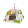 Pet Hamster Guinea Pig Tent Teepee House Winter Warm Breathable Canvas Bed M