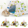 Pet Hamster Guinea Pig Tent Teepee House Winter Warm Breathable Canvas Bed S