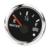 Stainless Steel Water Level Gauge Boat Water Tank Level Gauge IP67 Black