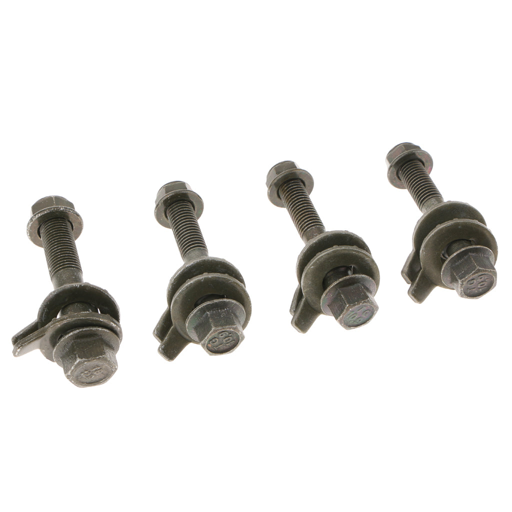 4 Pieces Car Four Wheel Alignment Bolt Fitting Screws 10.9 Eccentric 14.2mm