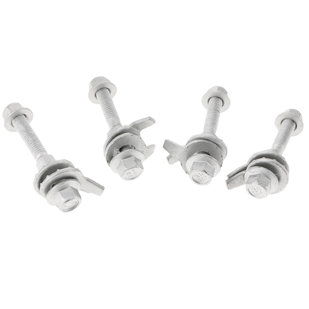 4 Pieces Car Four Wheel Alignment Bolt Fitting Screws 12.9 Eccentric 13mm