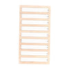 Bamboo Wooden Jewelry Display Plate Rings Earrings Storage Stand for Shop White