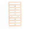 Bamboo Wooden Jewelry Display Plate Rings Earrings Storage Stand for Shop White