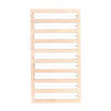 Bamboo Wooden Jewelry Display Plate Rings Earrings Storage Stand for Shop White