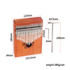 17 Keys Thumb Piano Kalimba Mahogany Portable Beginner Piano Entry Gift