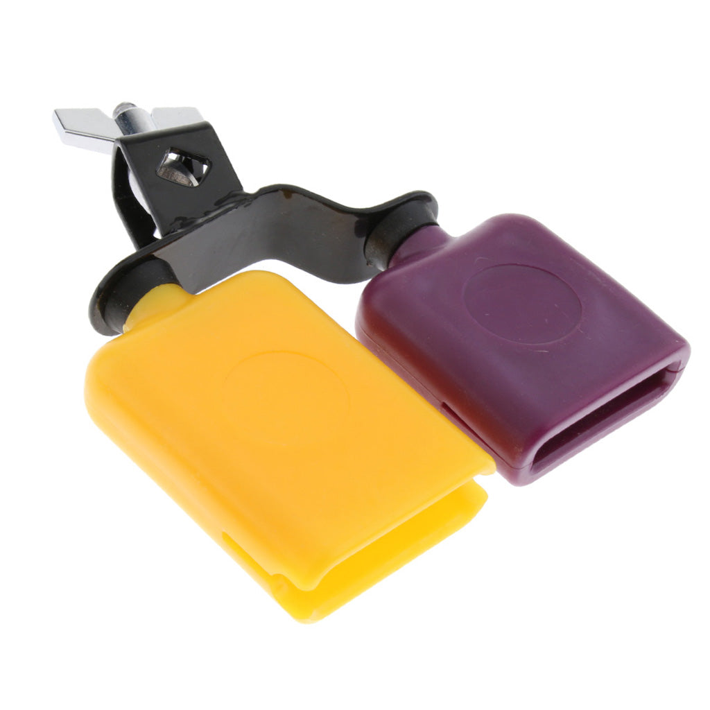 Multicolor Cowbell Drum Set Kit Musical Percussion Accessory