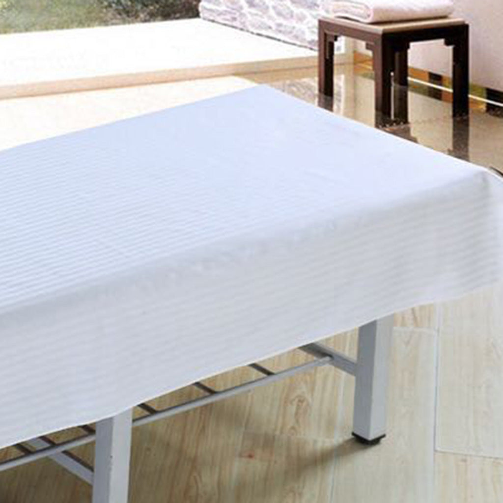 Beauty Massage SPA Treatment Bed Table Cover Sheet 120x190cm White