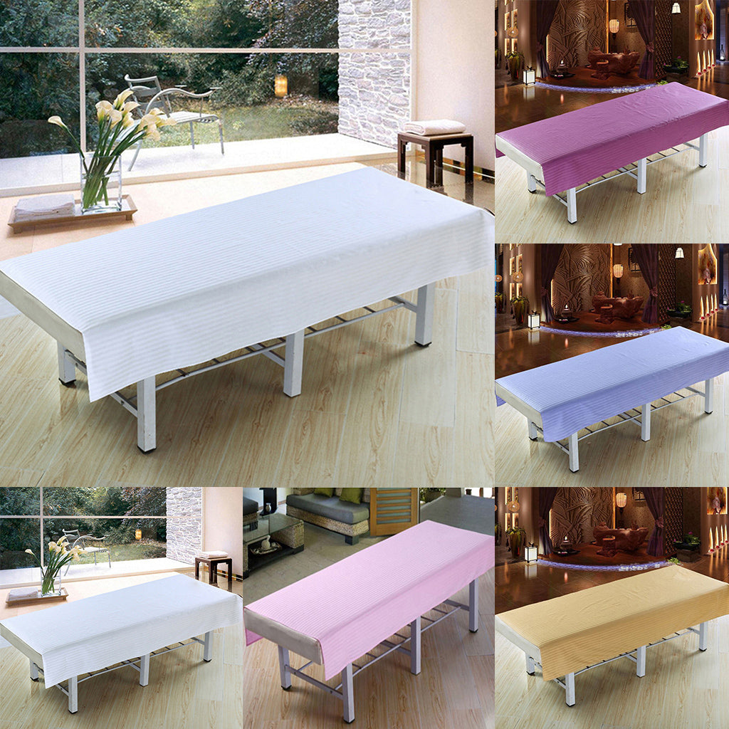 Beauty Massage SPA Treatment Bed Table Cover Sheet 120x190cm White