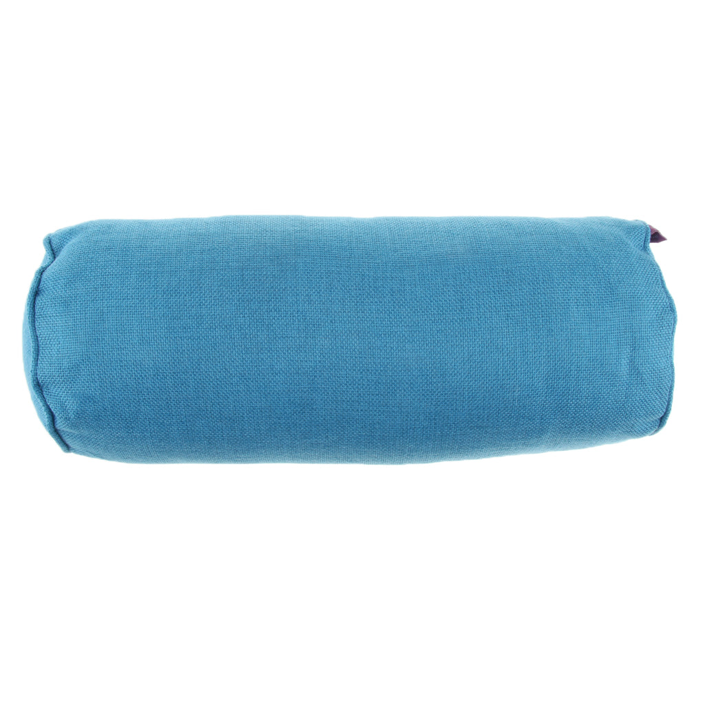 Orthopedic Neck Roll Pillow Round Cervical Support Spine Pillow Blue