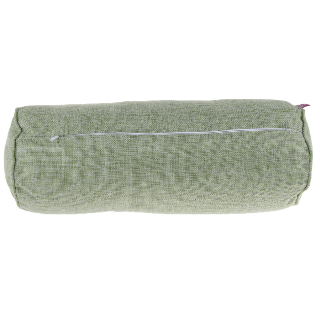 Orthopedic Neck Roll Pillow Round Cervical Support Spine Pillow Green