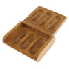 Bamboo Essential Oil Storage Box Display Carry Case Holder For 3 Bottles