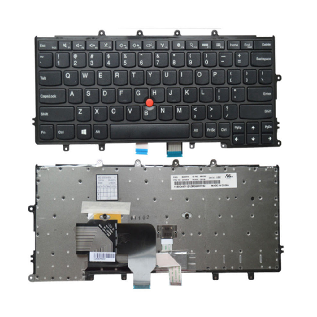 Black Frame English Layout Full Keyboard for Lenovo Thinkpad X240 X240S X250