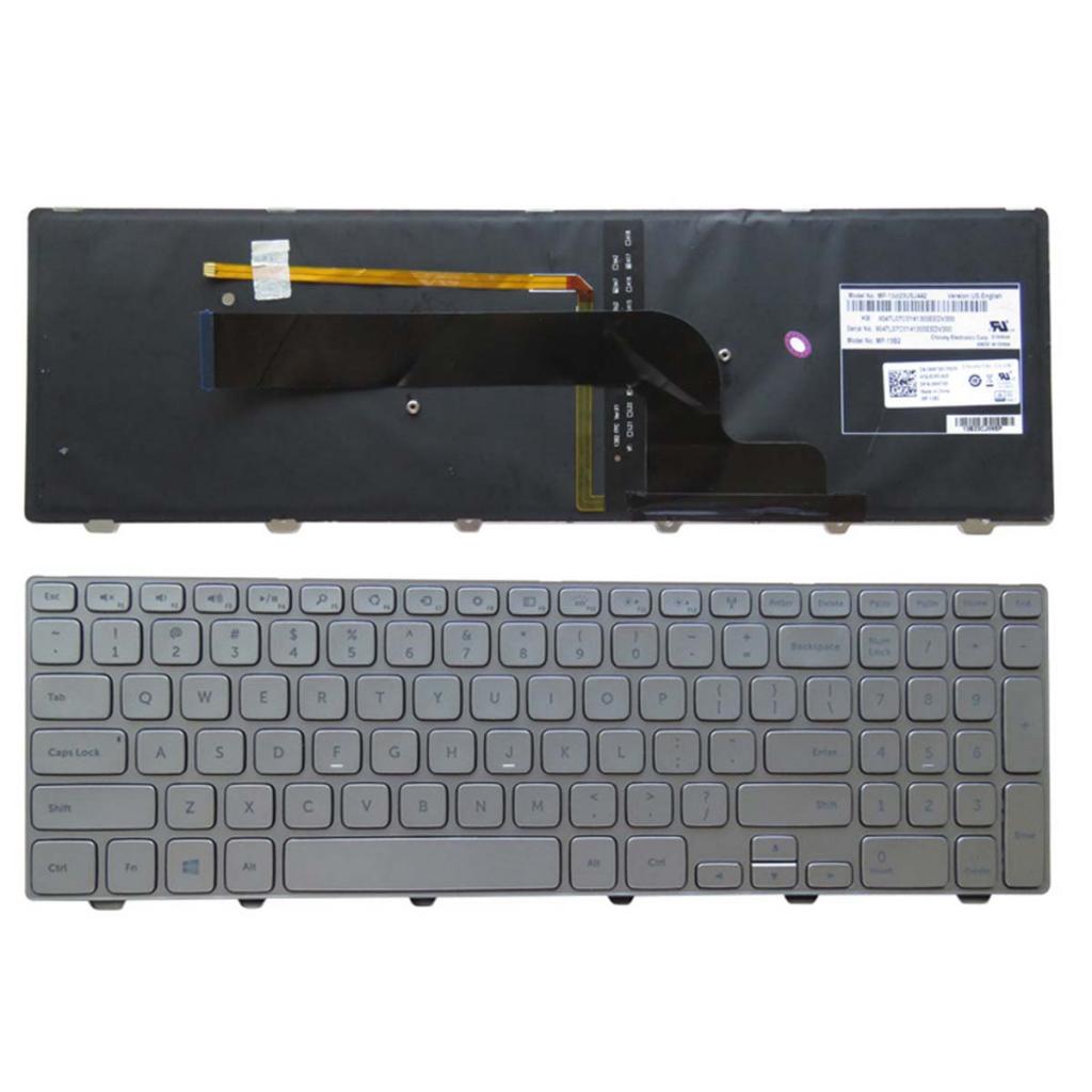 PC Laptop Keyboard Replacement for Dell Inspiron 15 7537 7000 with Backlight