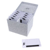 10pcs Eyelash Grafting Stand False Lash Display Board Organizer Storage Case Silver